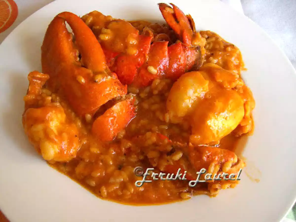 Arroz caldoso con bogavante