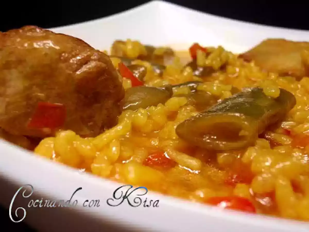 Arroz caldoso con costillas y judias verdes (fussioncook)