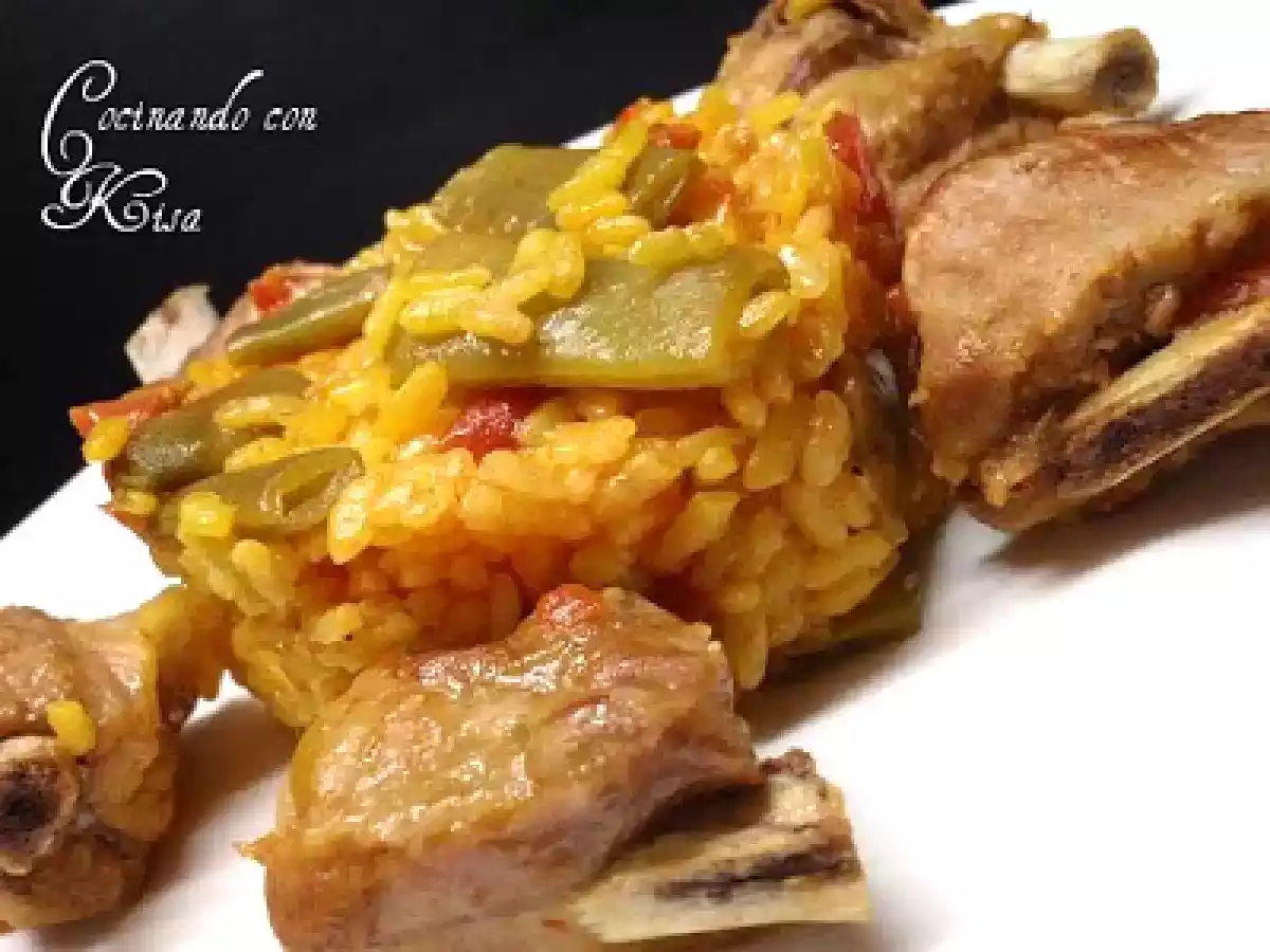Arroz caldoso con costillas y judias verdes (fussioncook) - foto 2