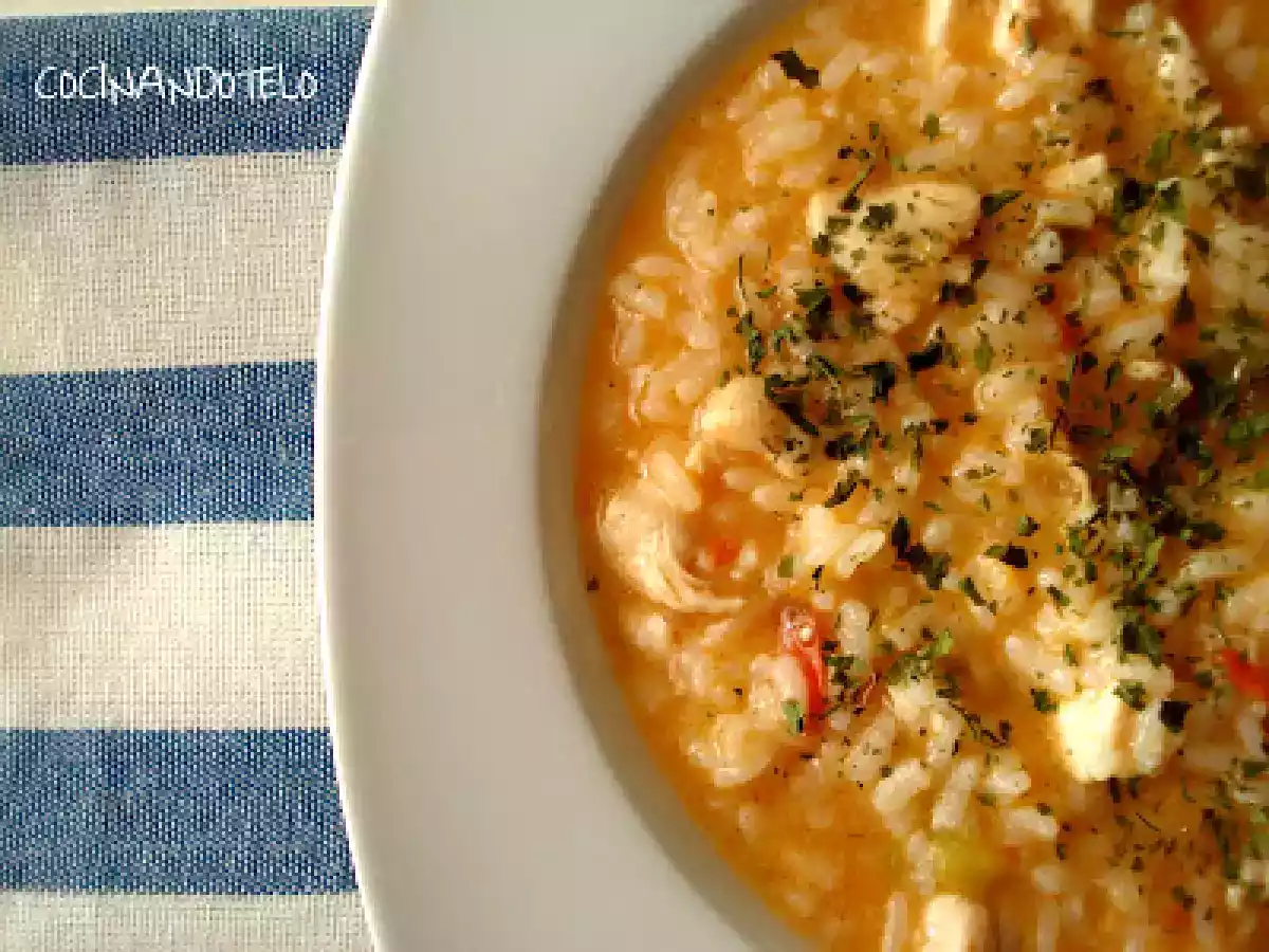 ARROZ CALDOSO CON POLLO