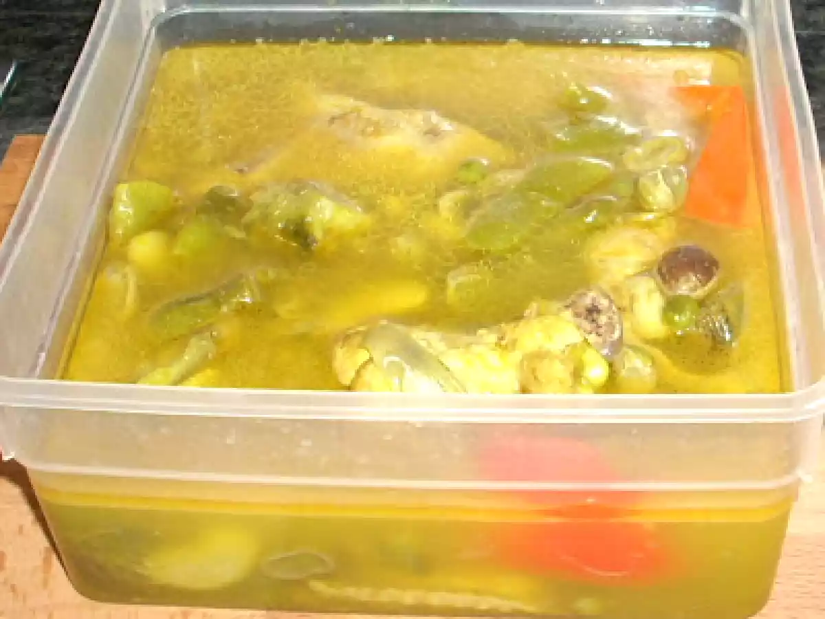 ARROZ CALDOSO CON POLLO Y CONEJO