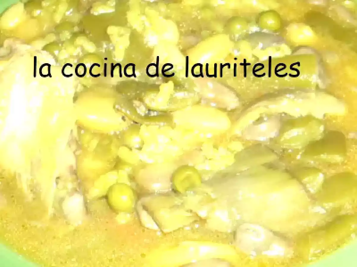 ARROZ CALDOSO CON POLLO Y CONEJO - foto 2