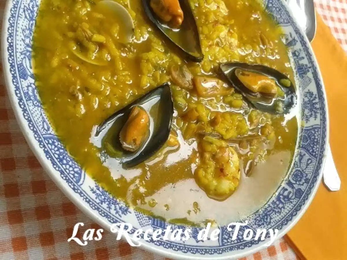 Arroz Caldoso con Potas y Gambon - foto 3