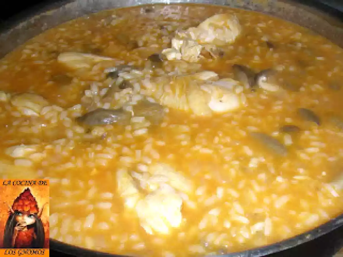 ARROZ CALDOSO CON SETAS