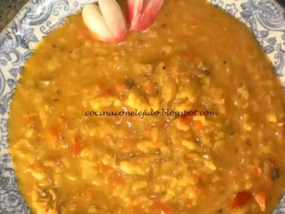 ARROZ CALDOSO CON VERDURAS