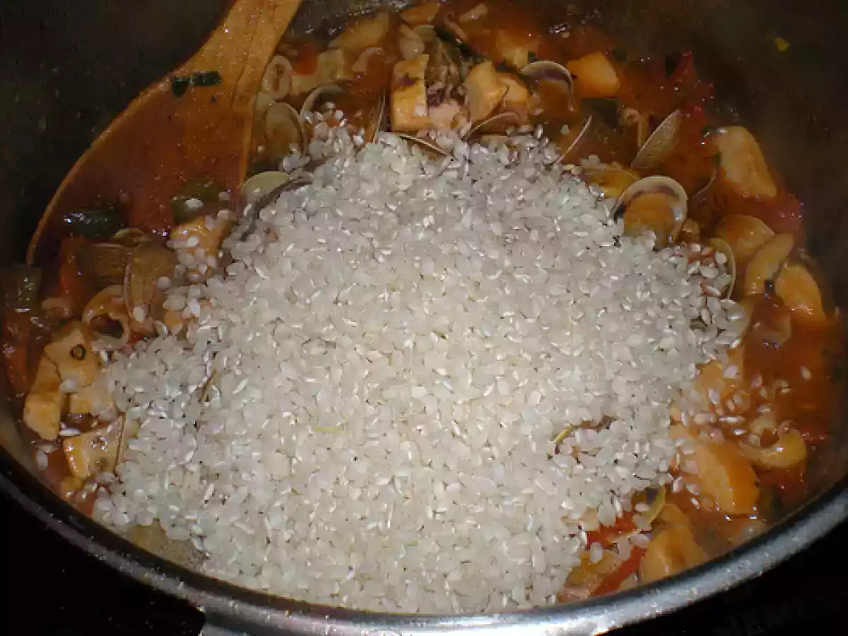 Arroz caldoso en olla rápida. Paso a paso - foto 4