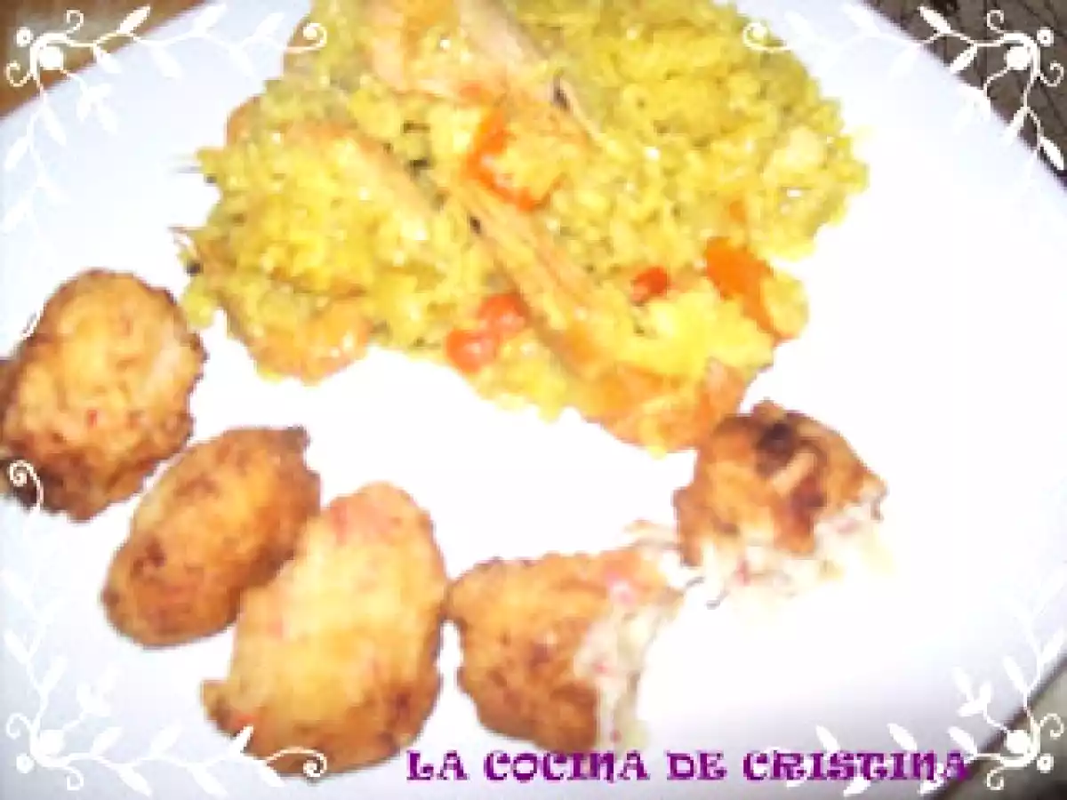 ARROZ CAMPESTRE AL CURRY Y CROQUETAS DE SURIMI - foto 3