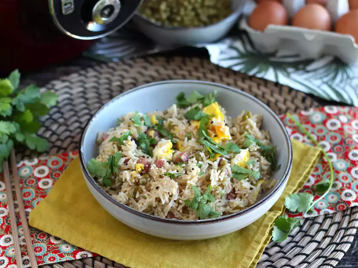 Arroz cantonés exprés – Robot de cocina Cookeo - foto 3