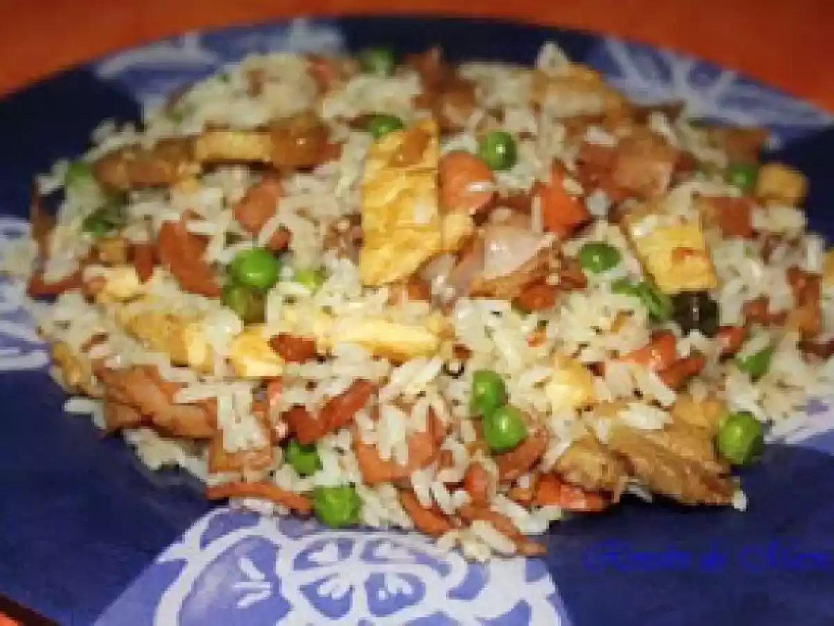 Arroz chaufa al estilo de pepe