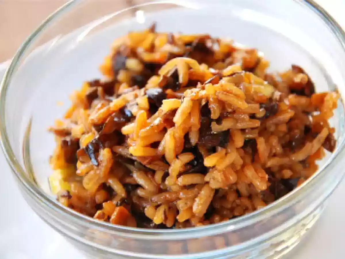 Arroz chino con verduras y sésamo