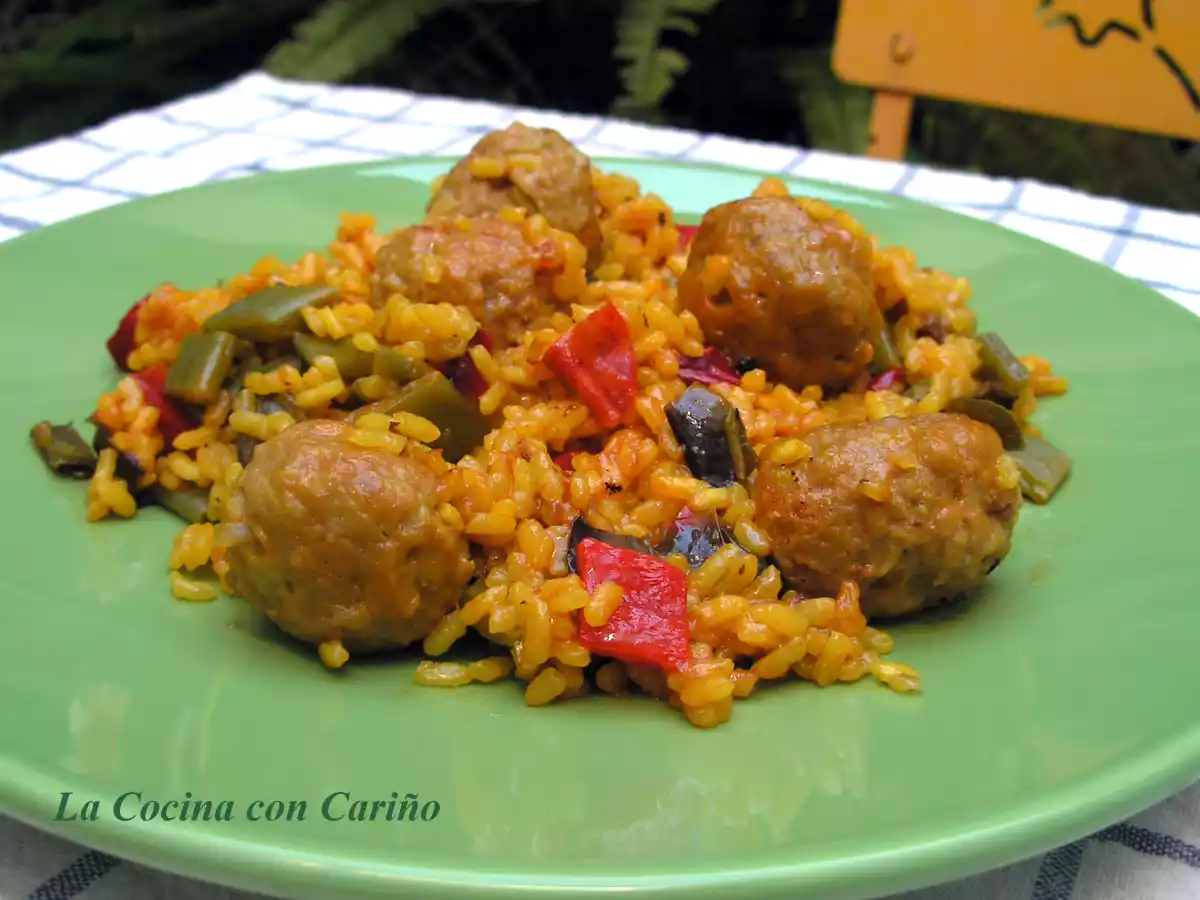 Arroz con Albóndigas