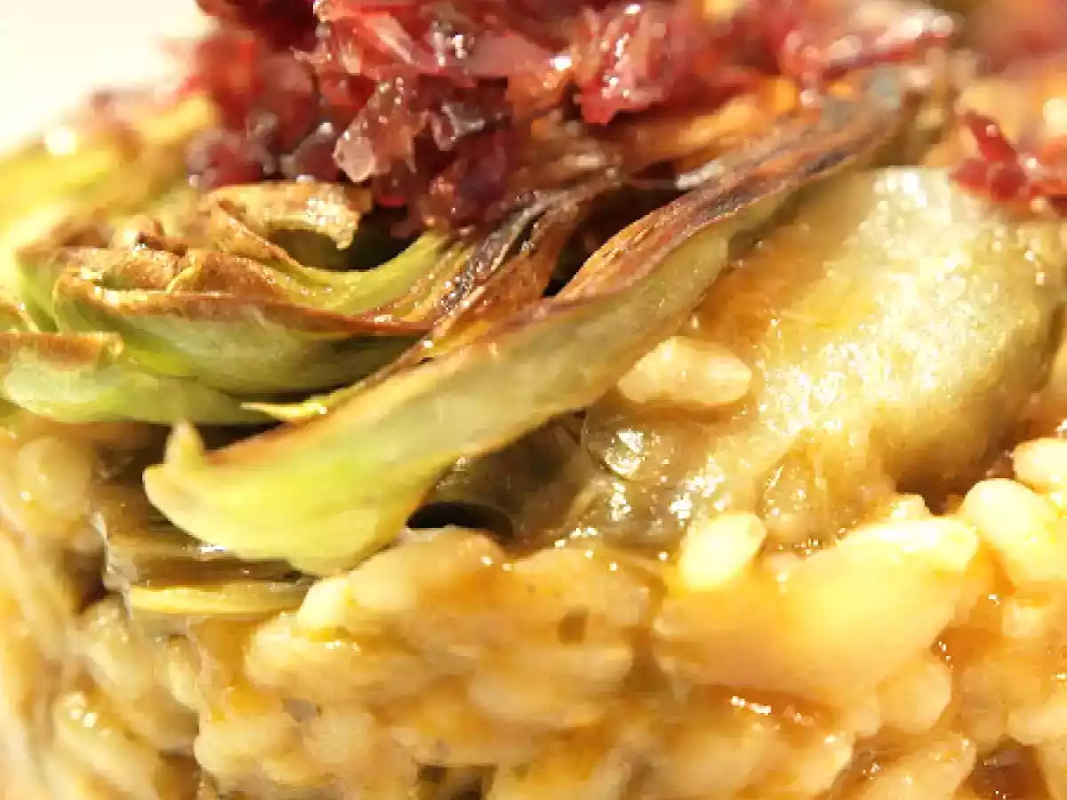 Arroz con alcachofas y jamón - foto 2