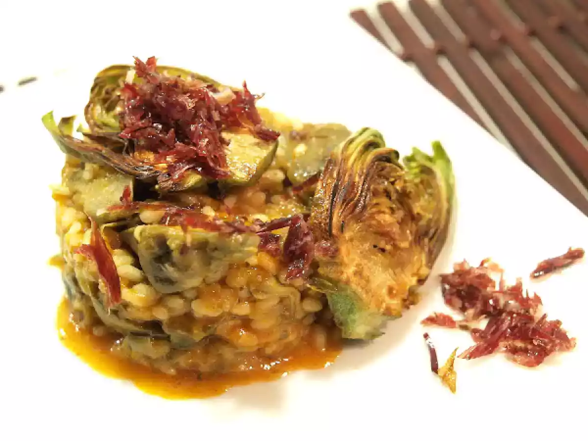 Arroz con alcachofas y jamón - foto 5