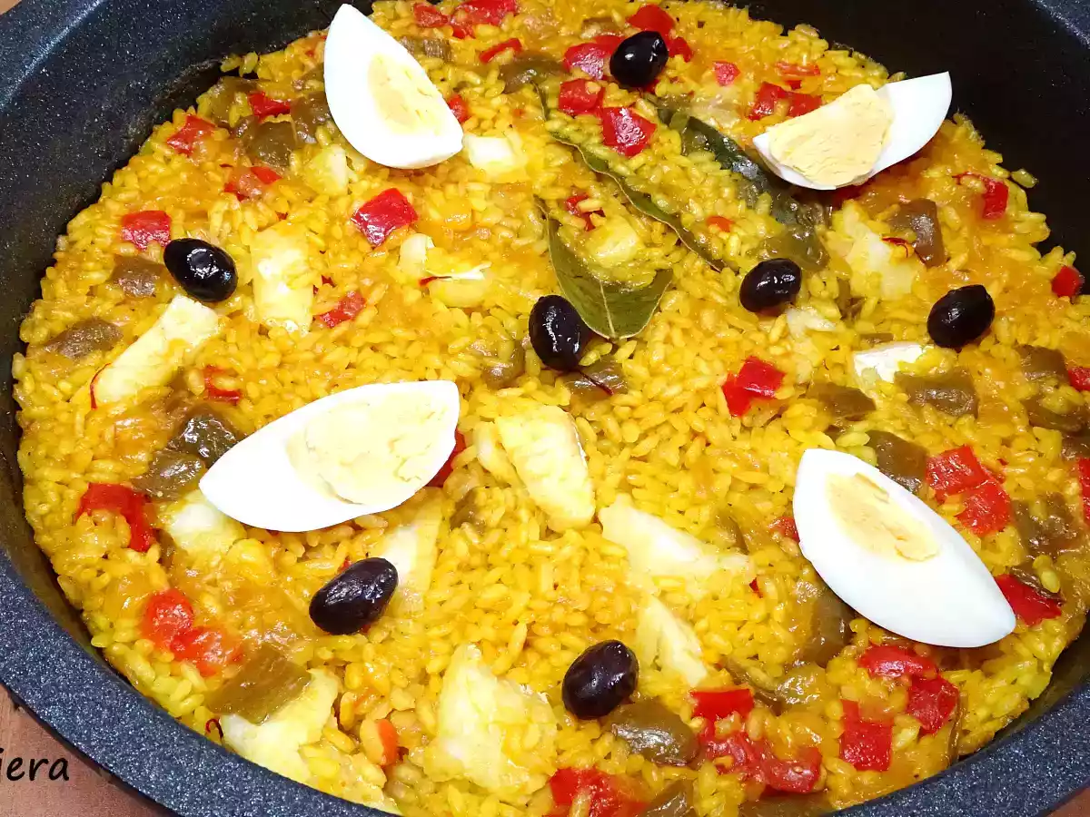 Arroz con bacalao fácil