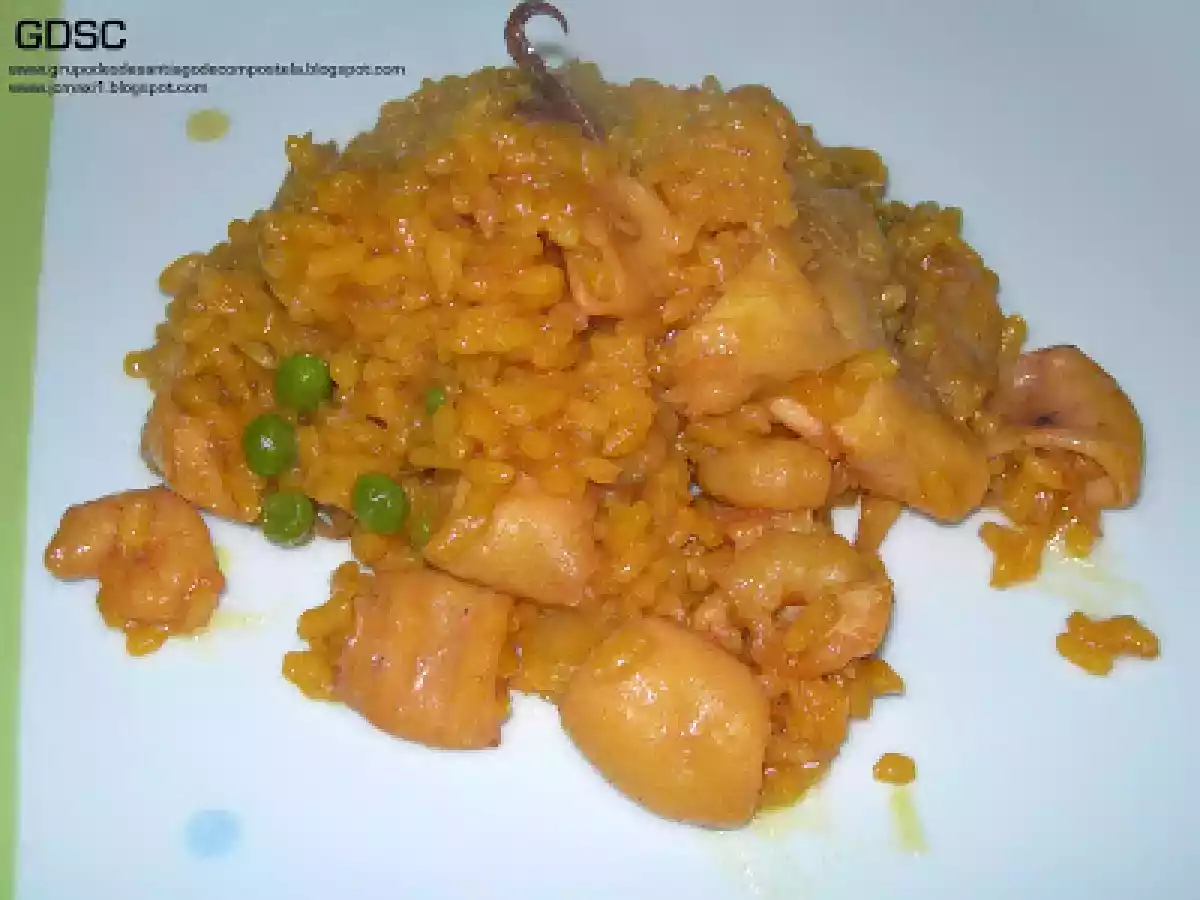ARROZ CON BACALAO, GAMBAS Y CHIPIRONES - foto 2