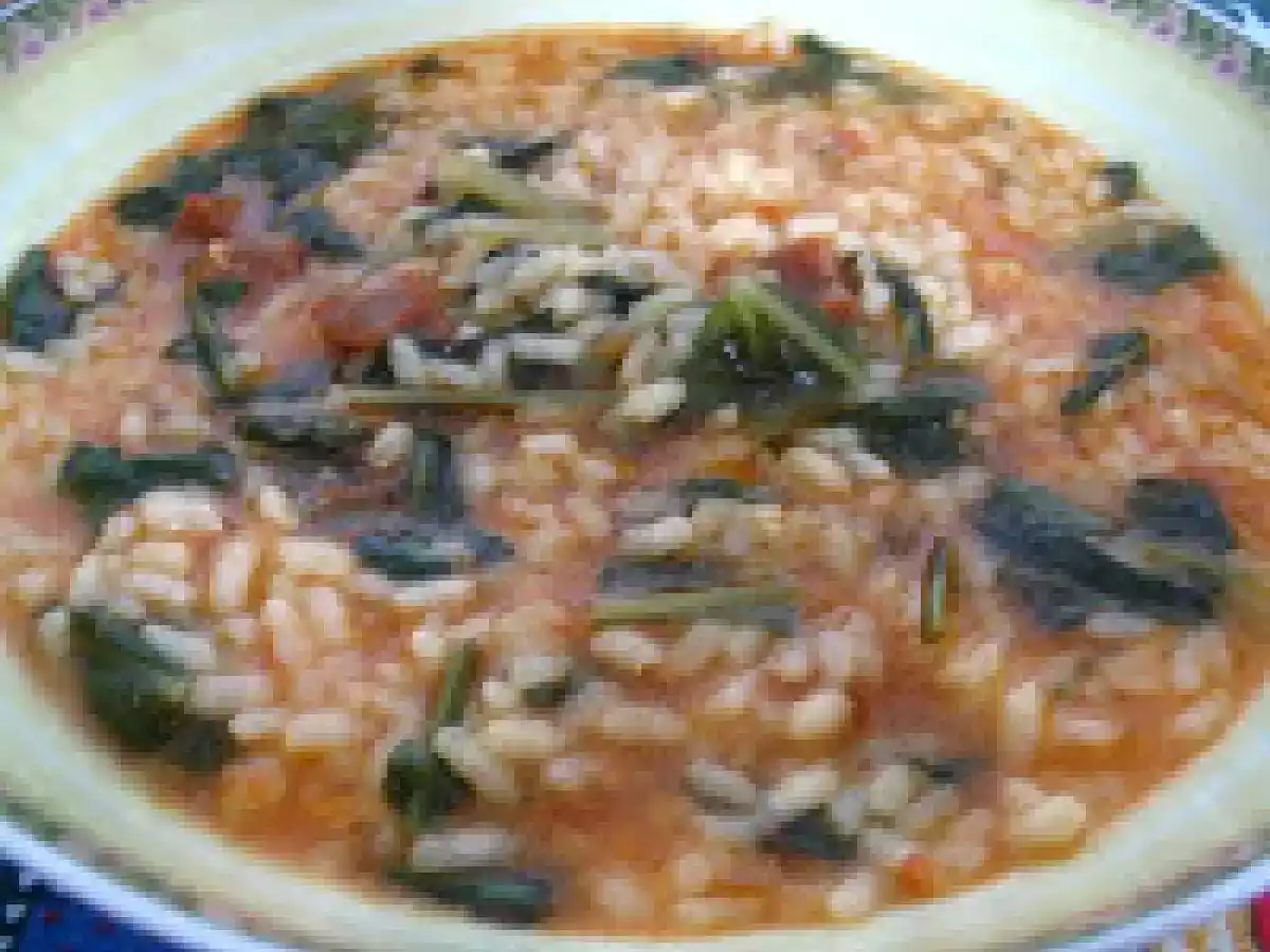 ARROZ CON CALDO DE COCIDO Y ACELGAS - foto 3