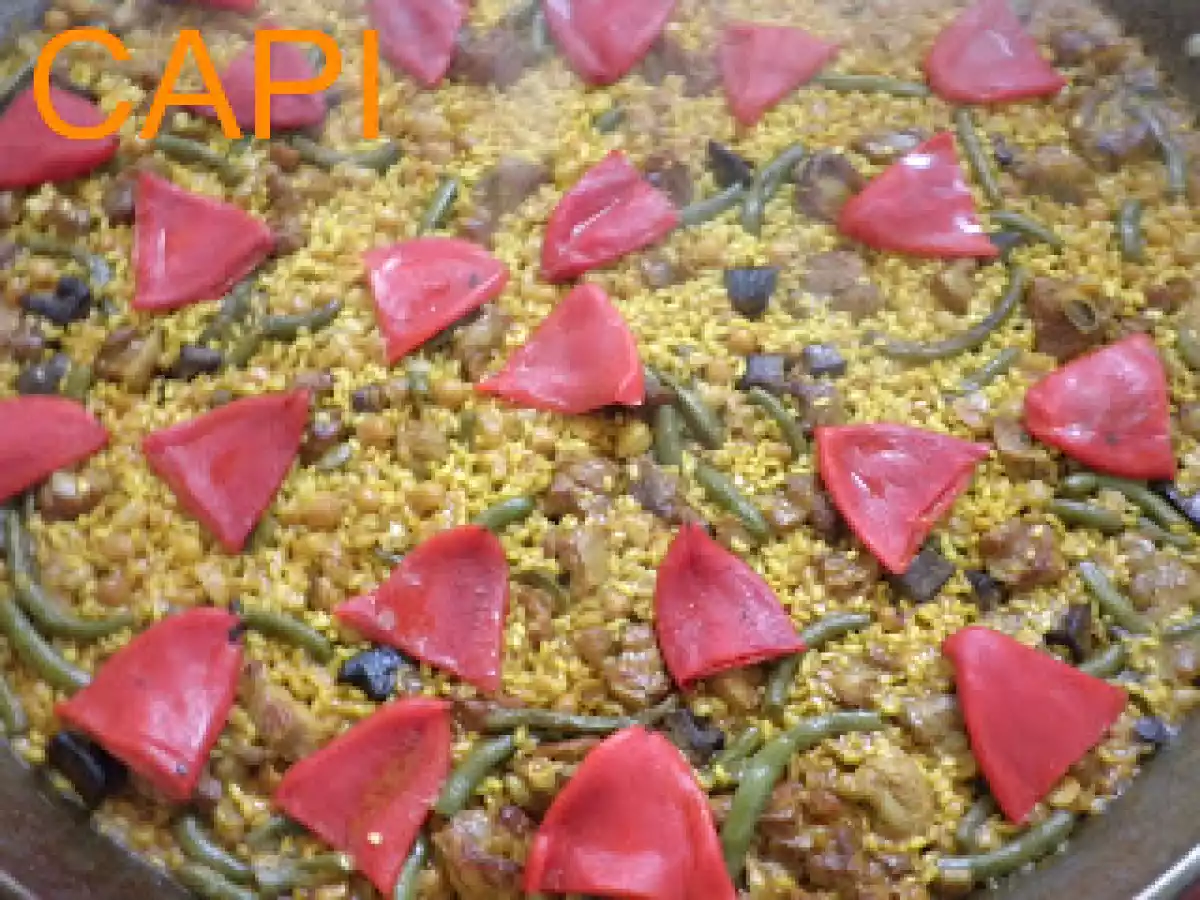 ARROZ CON CAPOTES DE TORERO (versión con carne).