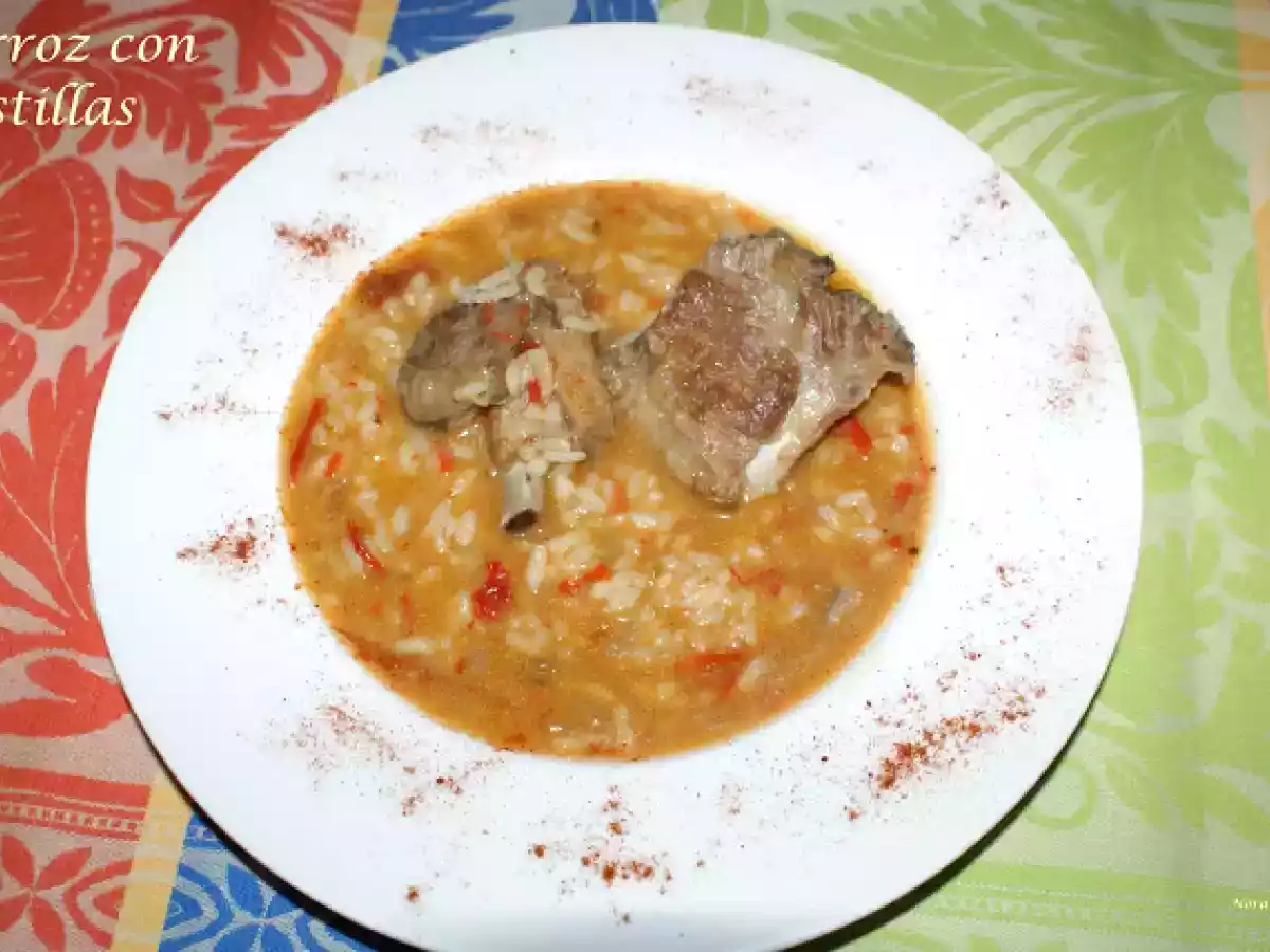 Arroz con costillas.