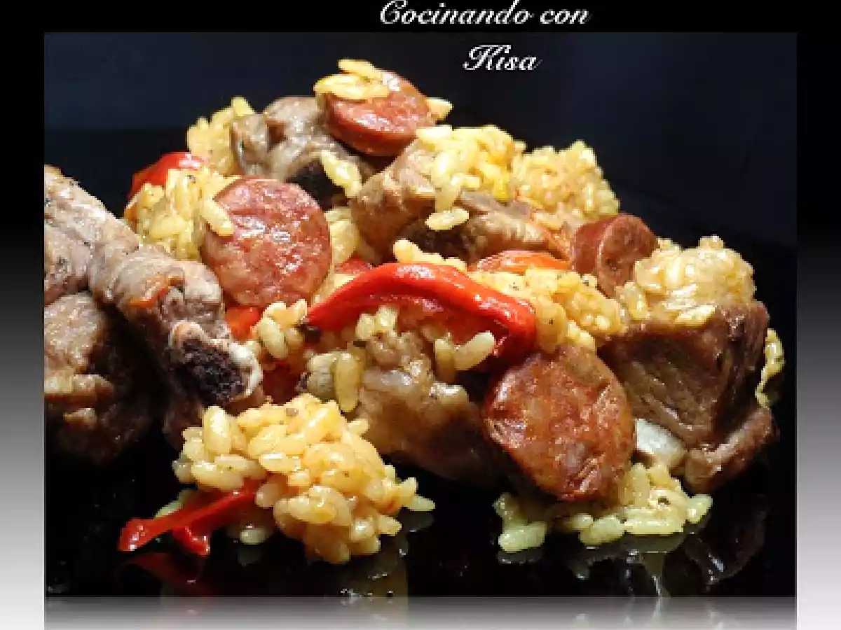 Arroz con costillas y Chorizo (fussioncook)