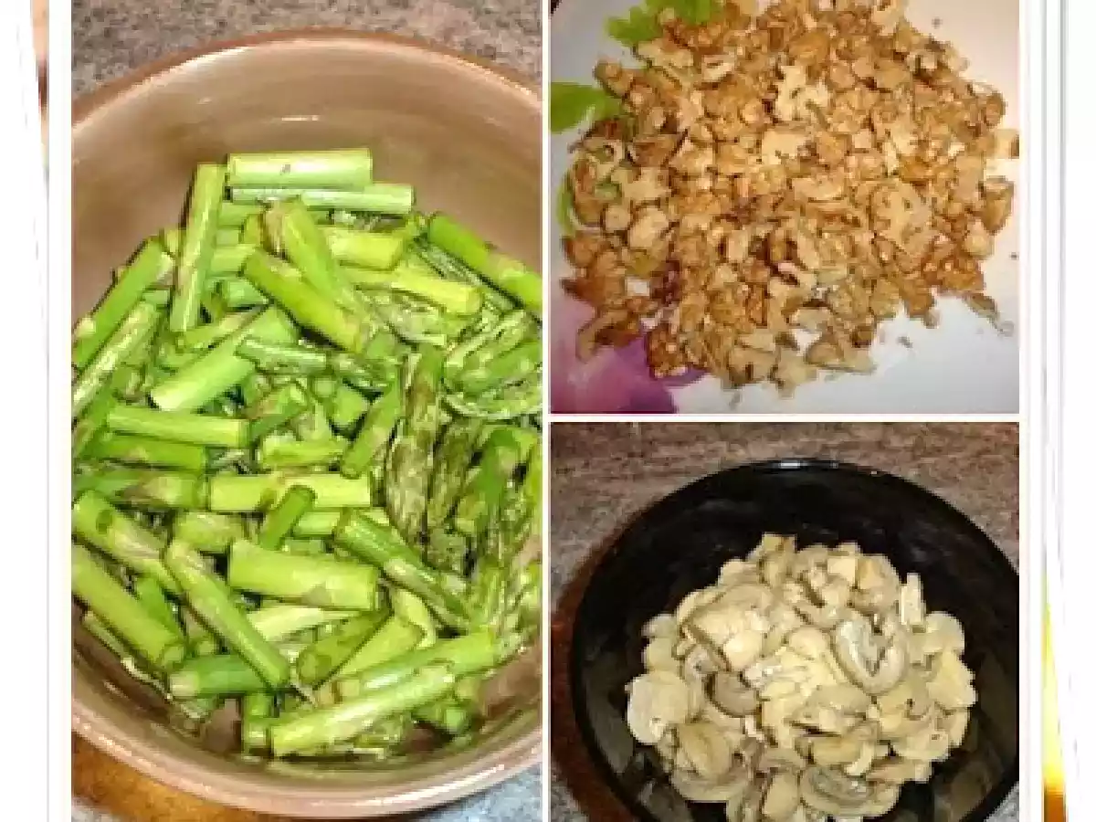 Arroz con espárragos, champiñón y maíz - foto 4