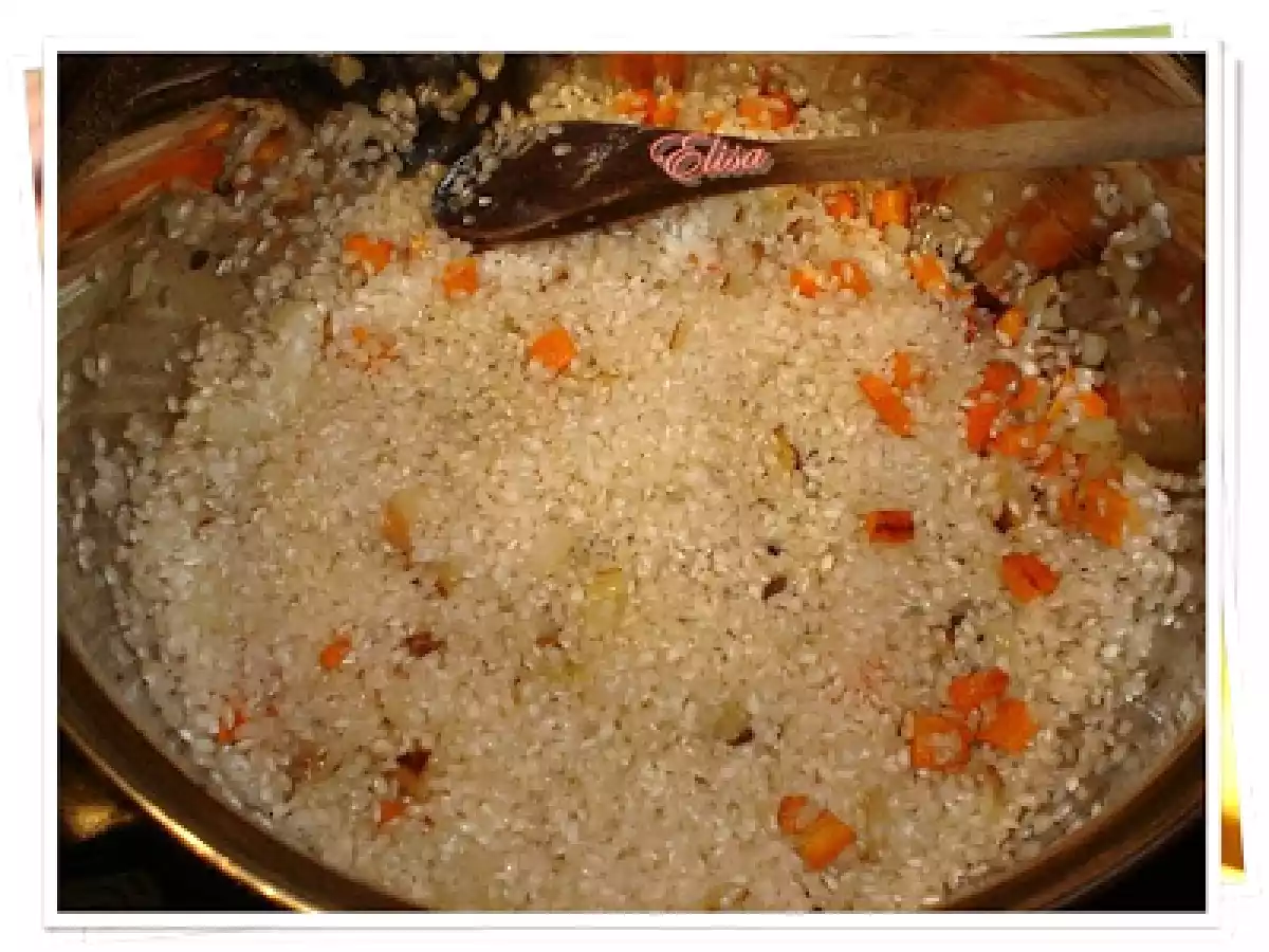 Arroz con espárragos, champiñón y maíz - foto 6