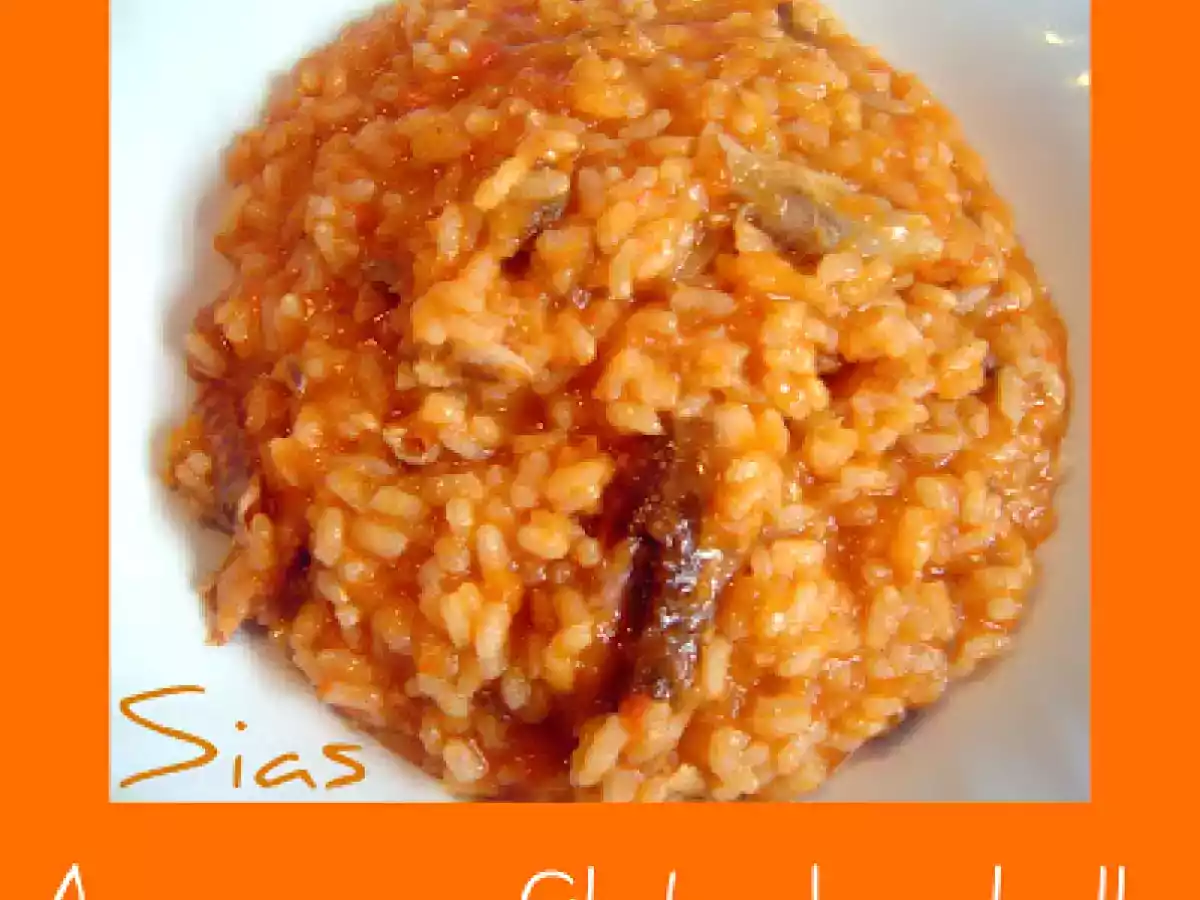 Arroz con filete de caballa