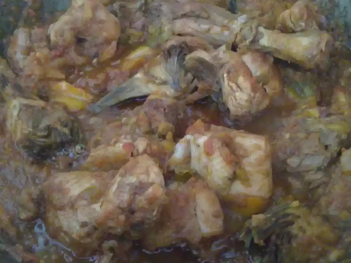 Arroz con habas y alcachofas - foto 2