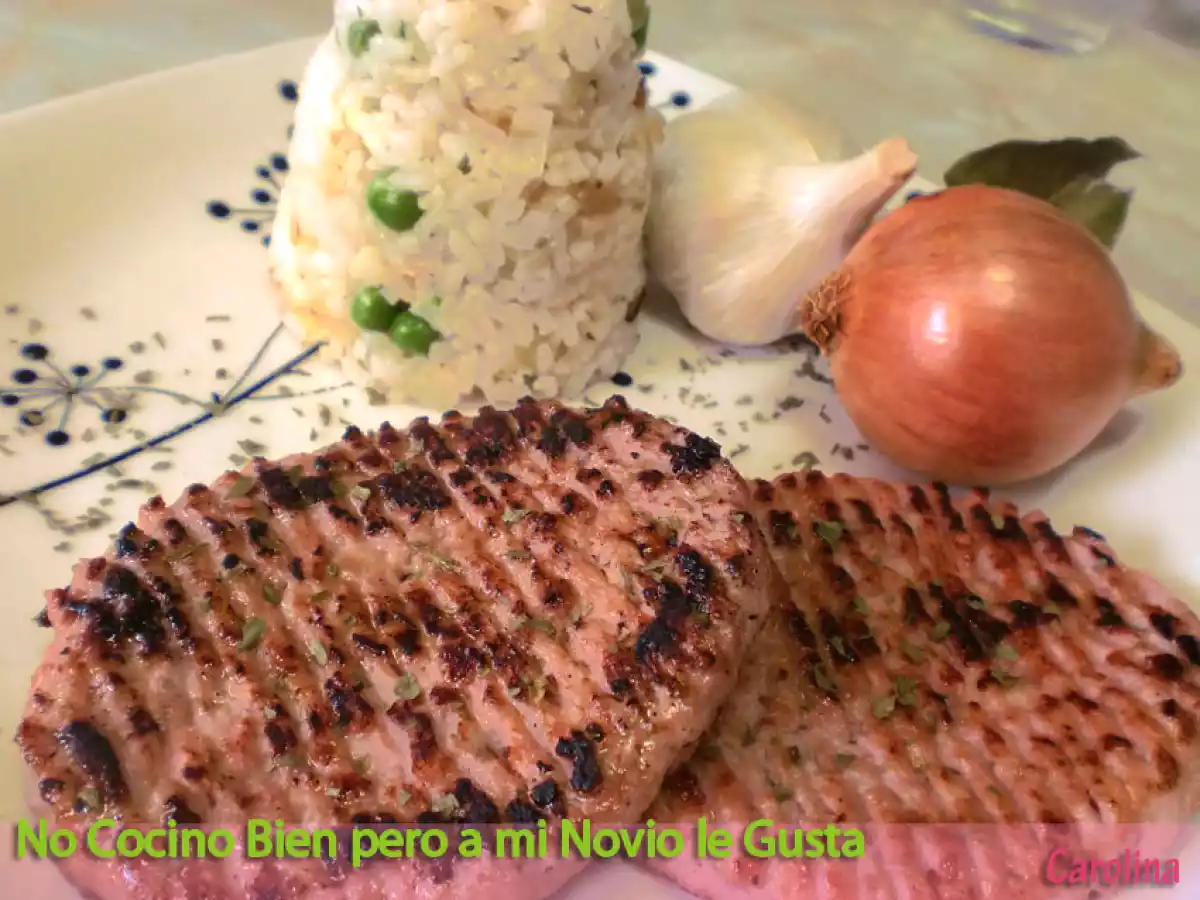 Arroz con Hamburguesas de Pollo - foto 2