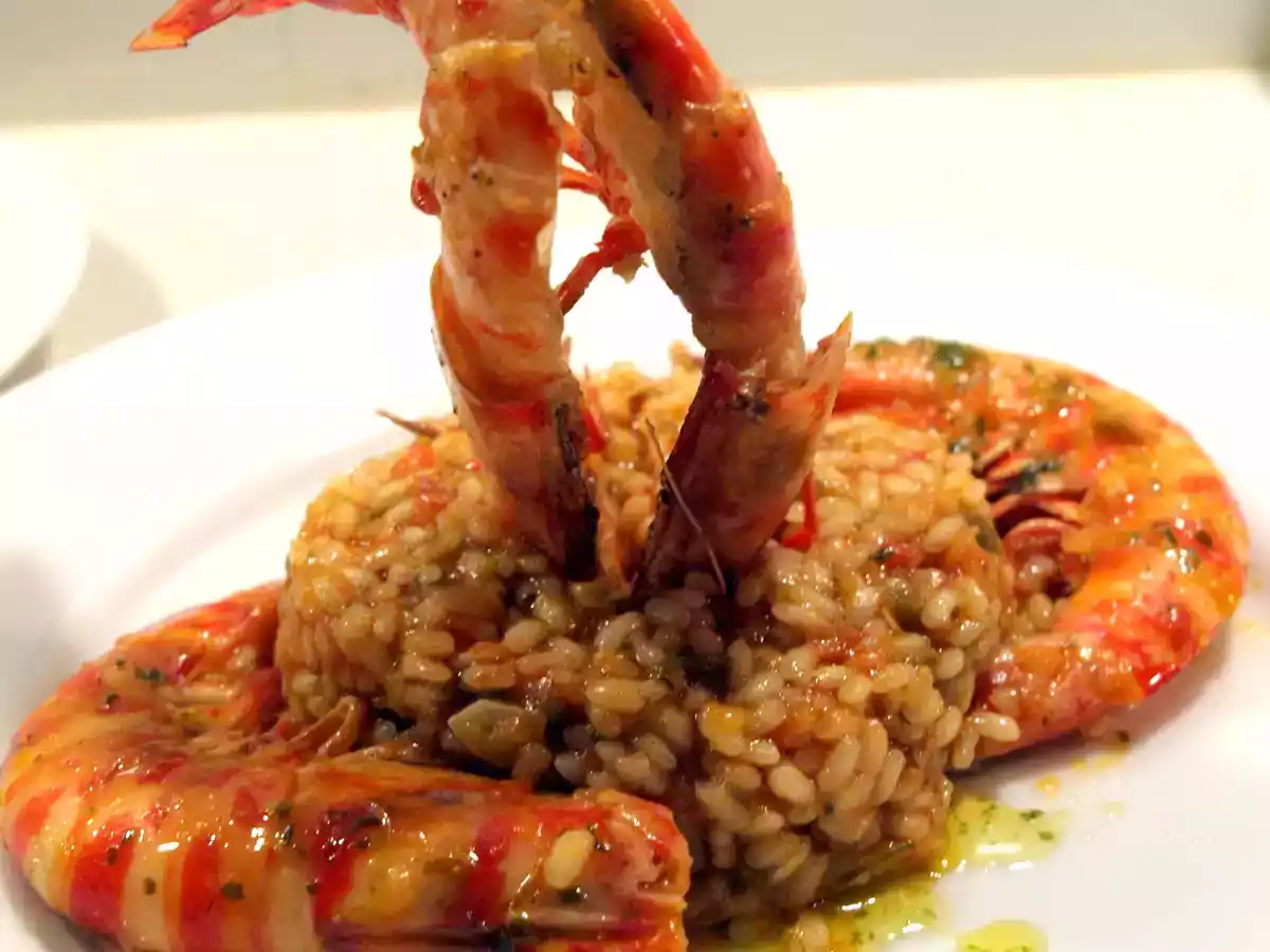 arroz con langostinos de San Carlos de la Rápita