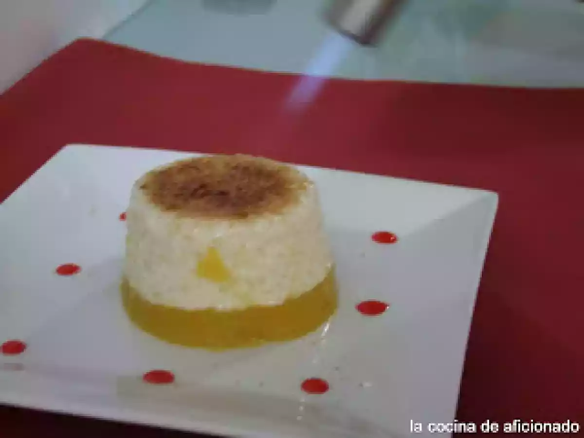 Arroz con leche con gelatina de mango - foto 2
