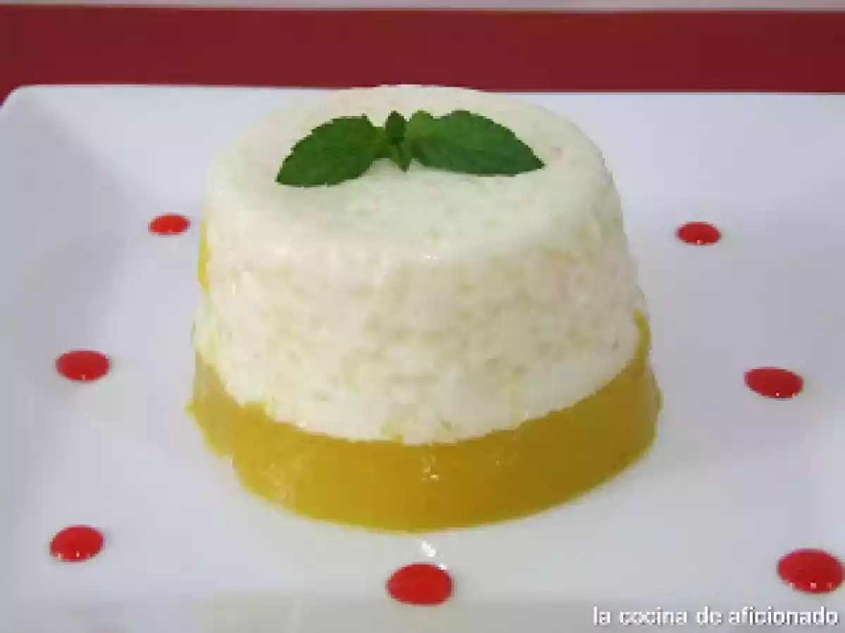 Arroz con leche con gelatina de mango - foto 3