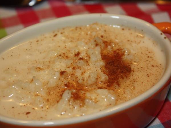 Arroz con leche en olla express