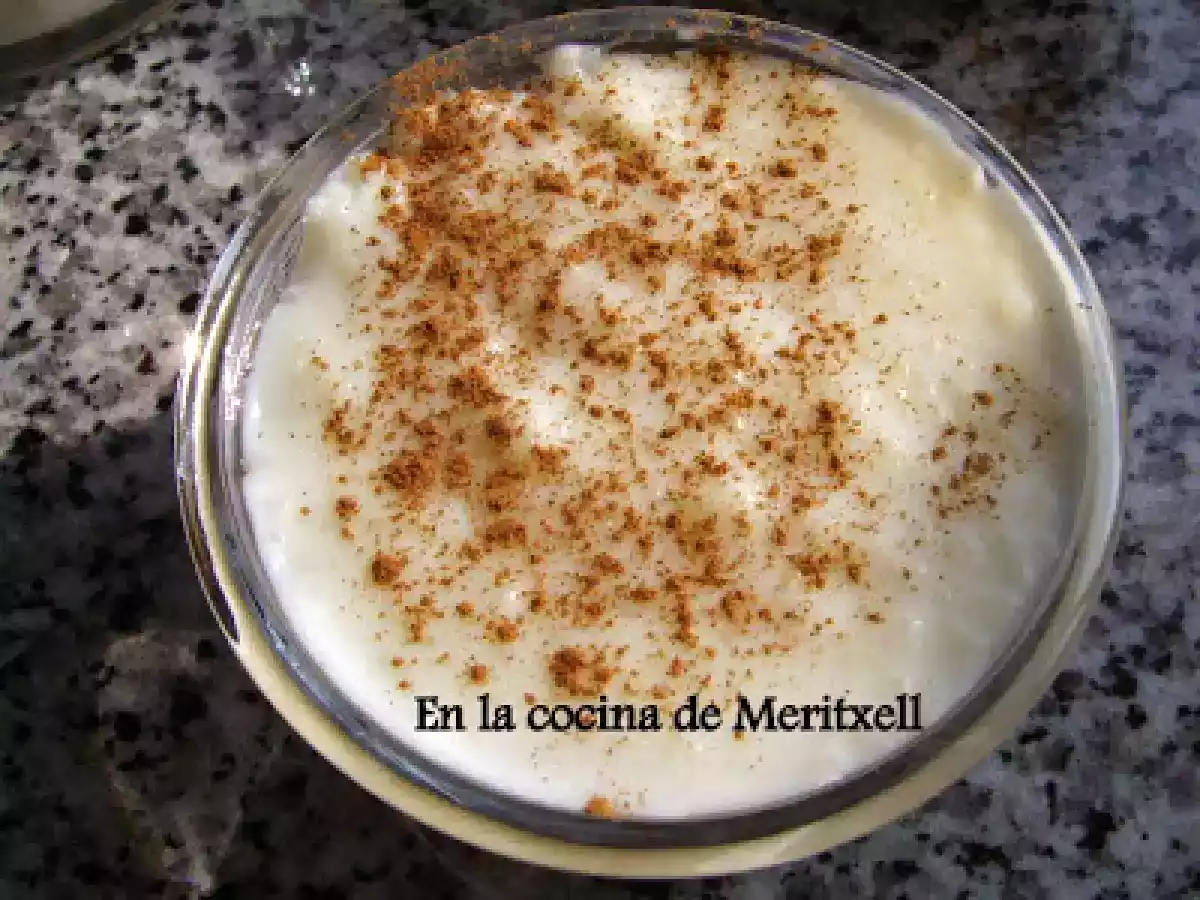Arroz con leche ligero con esencia de vainilla (con Thermomix)