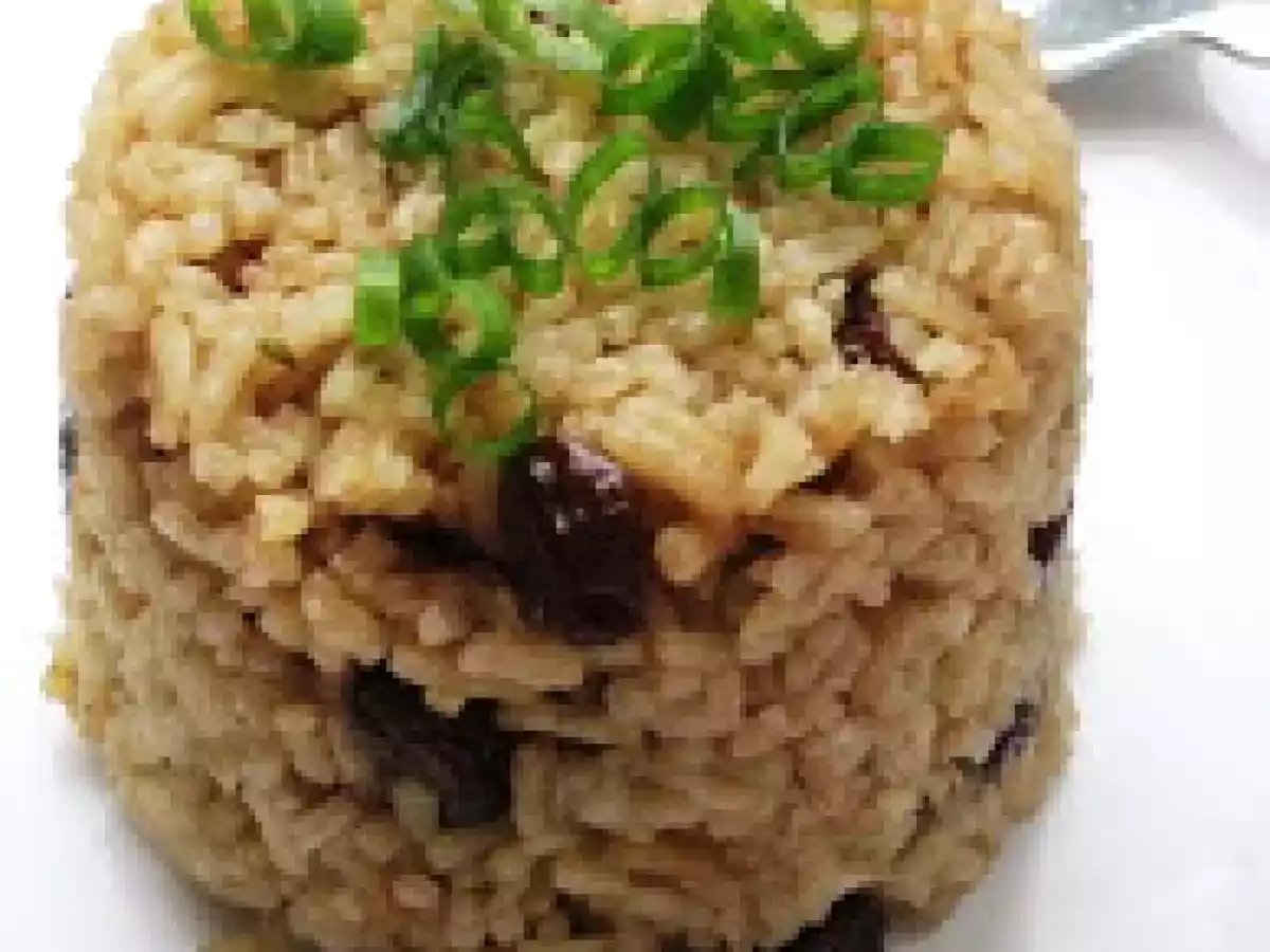 Arroz con pasas y nueces