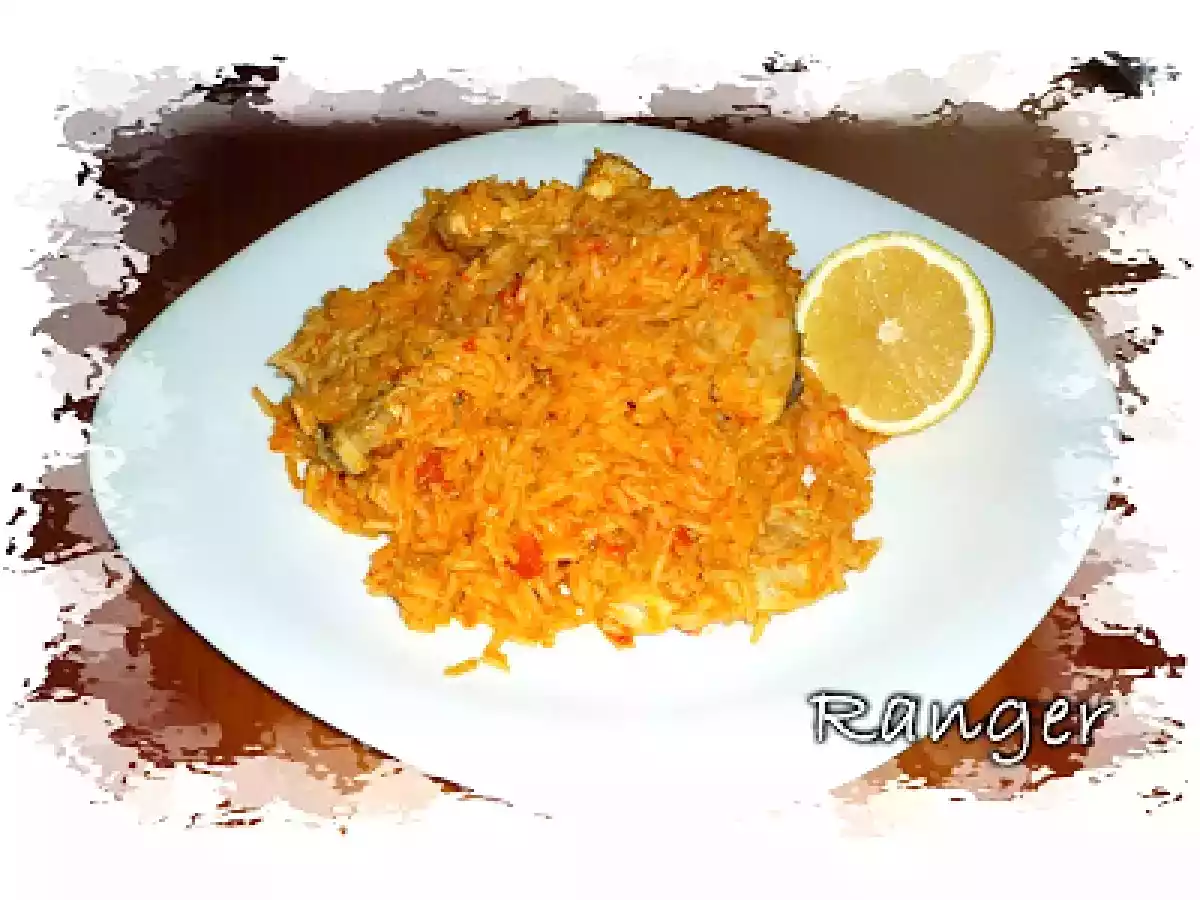 Arroz con pez espada