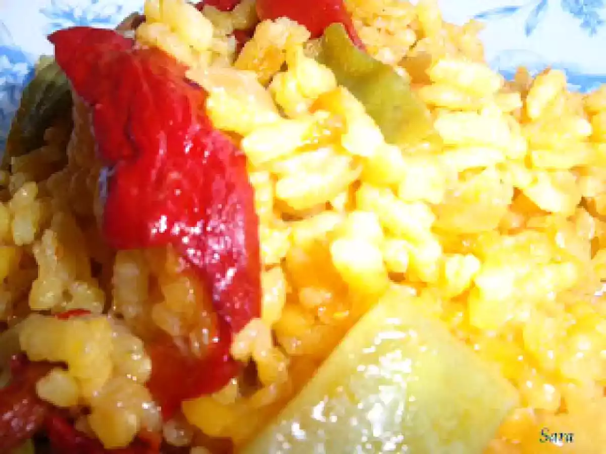 Arroz con pimientos asados - foto 2