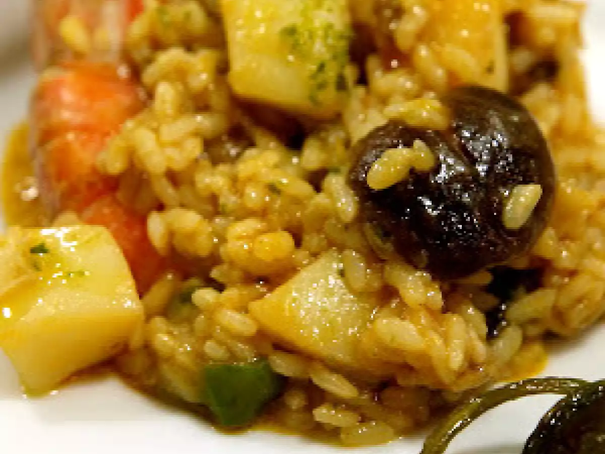 Arroz con pimientos de Padrón - foto 5