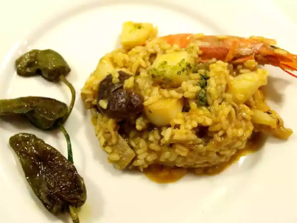 Arroz con pimientos de Padrón - foto 7