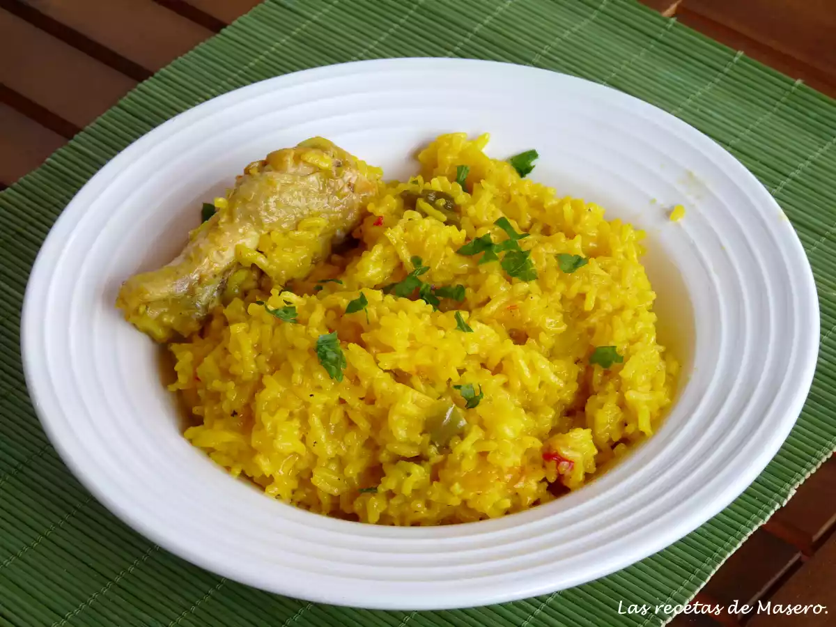 Arroz con pollo.