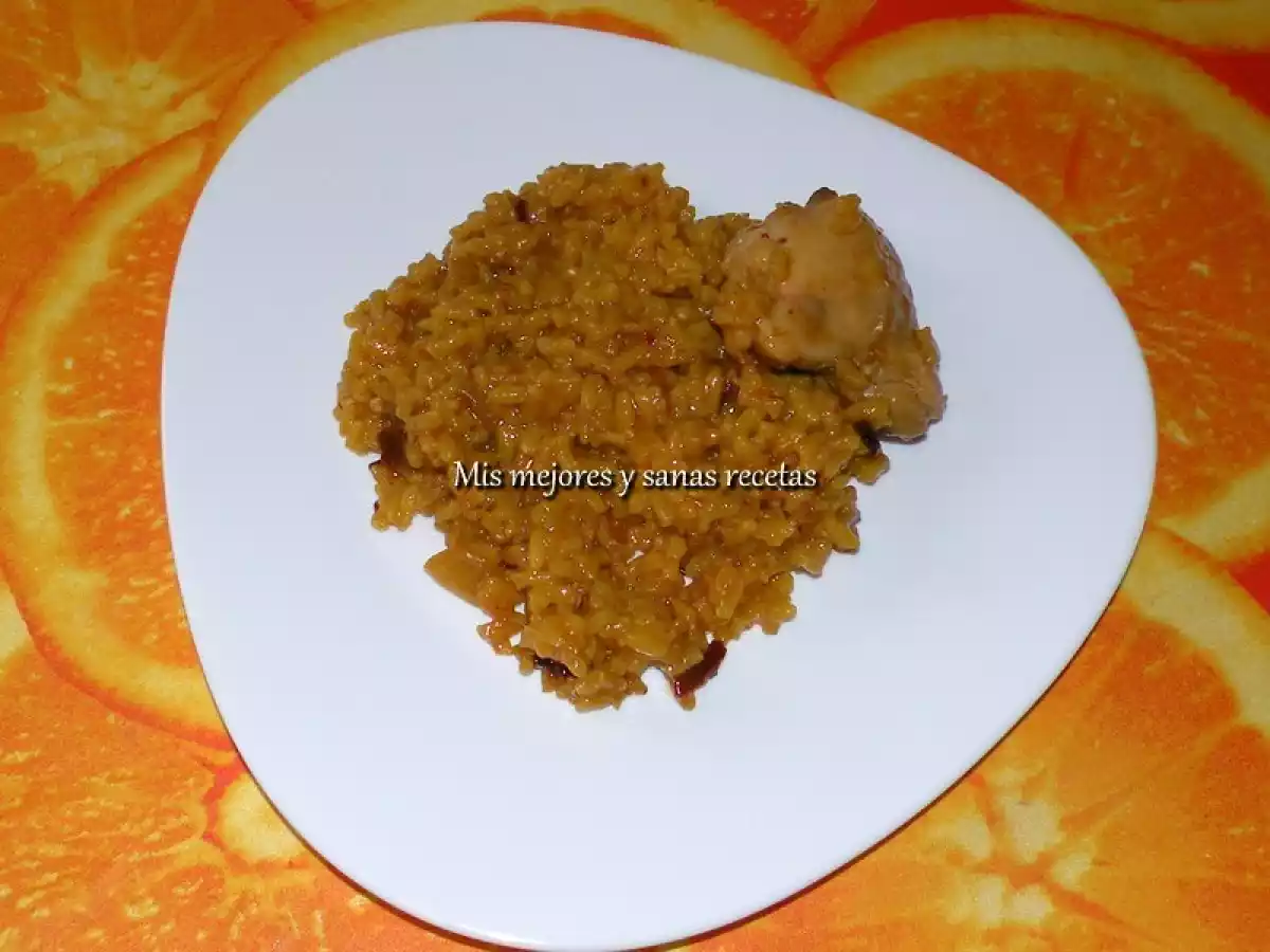 Arroz con pollo en olla rápida. - foto 4