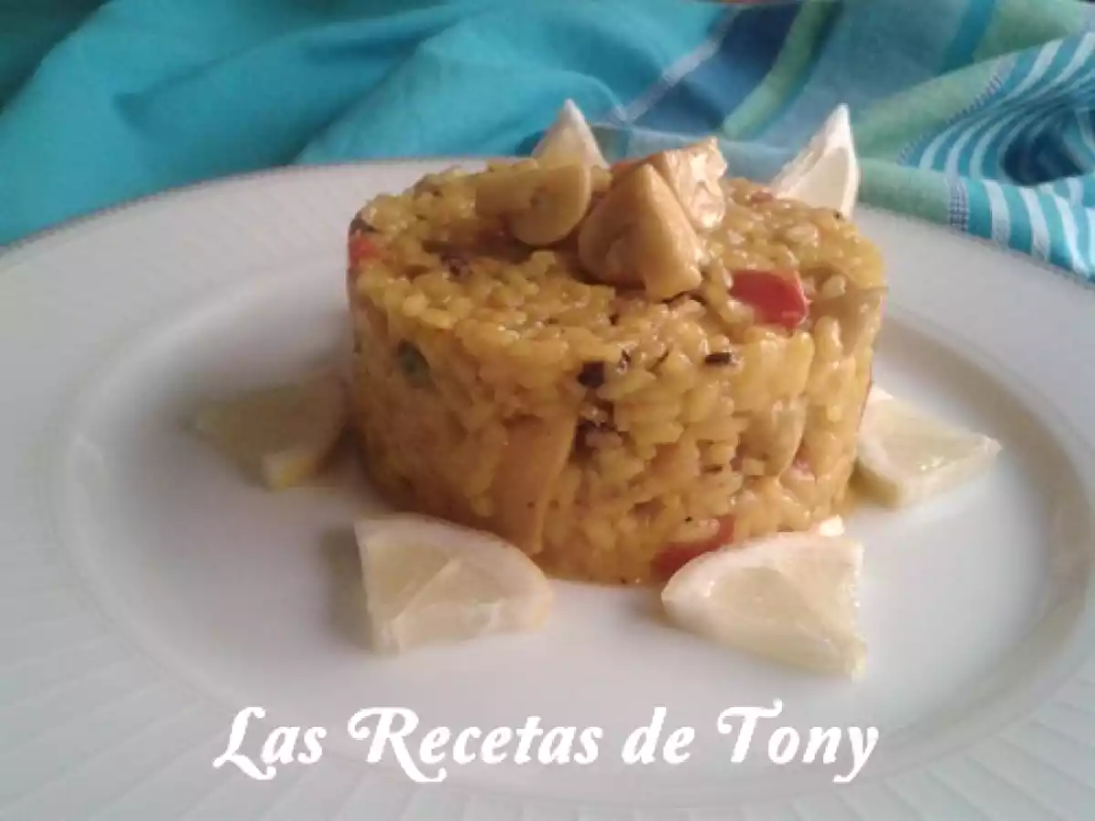 Arroz con pollo y champinones - foto 3