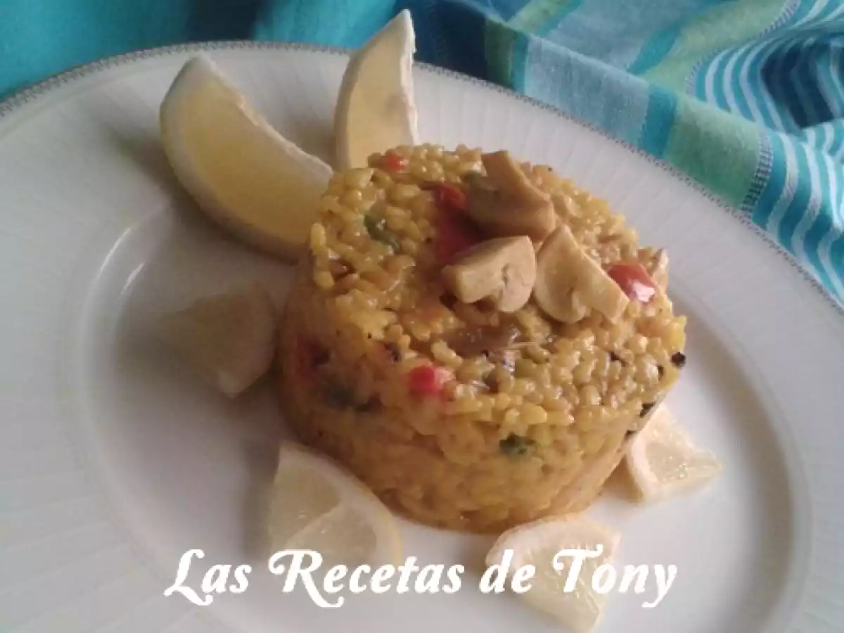 Arroz con pollo y champinones - foto 5