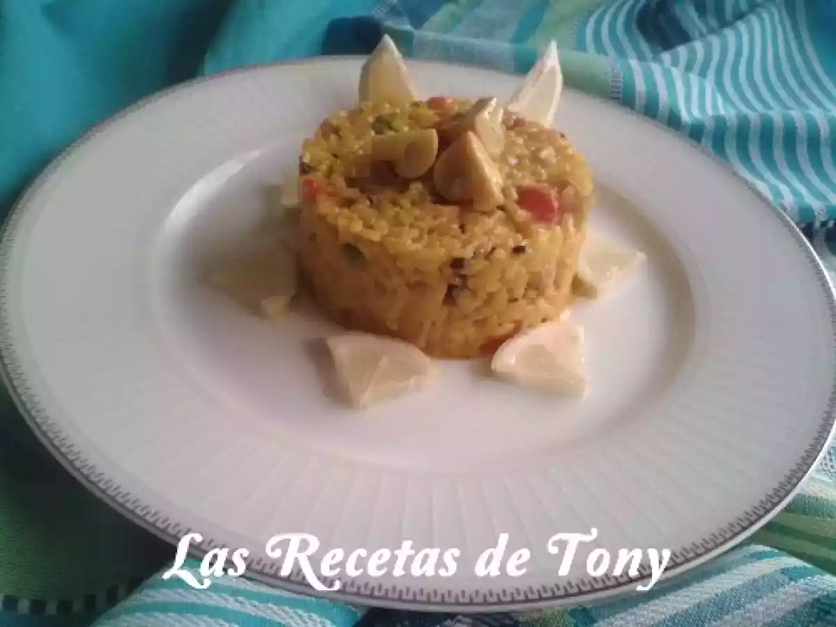 Arroz con pollo y champinones - foto 6