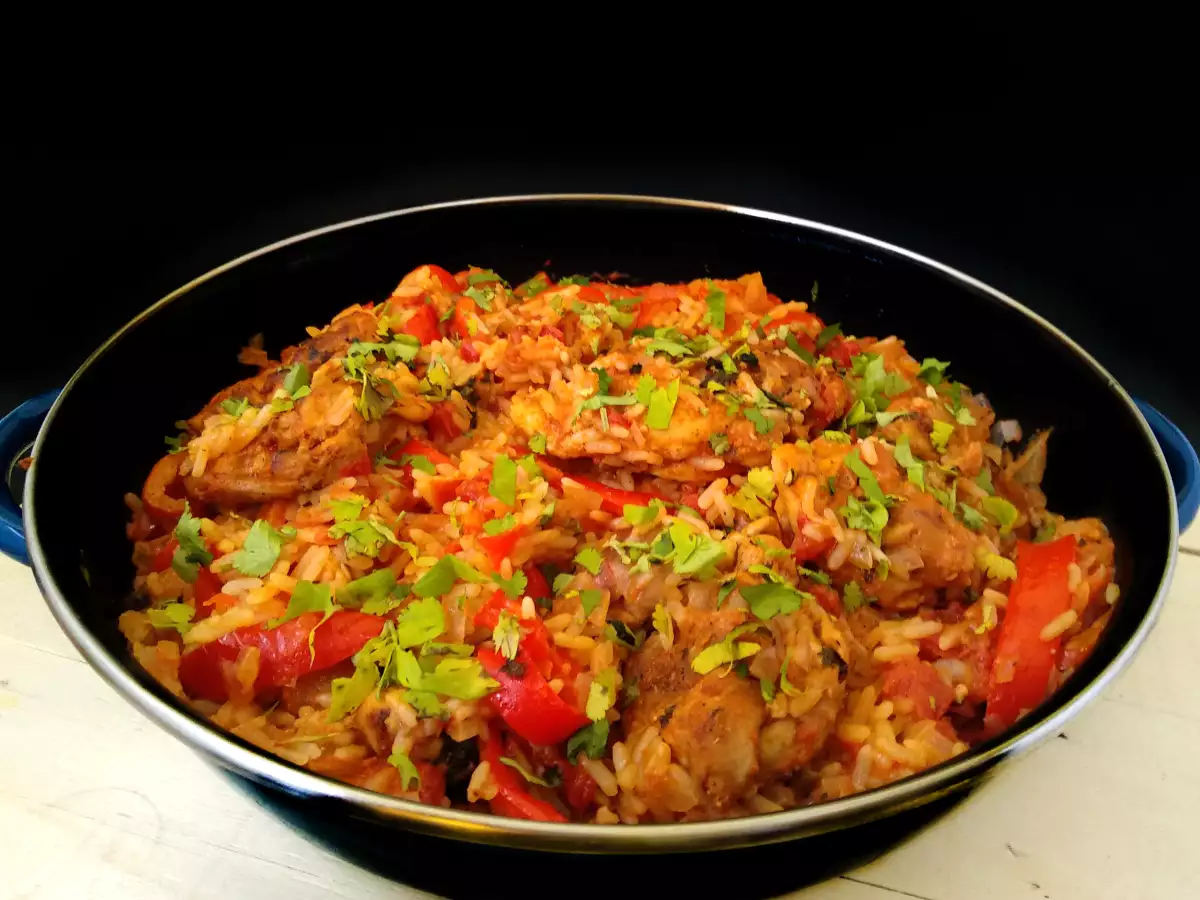 Arroz con pollo y especias para fajitas - foto 2