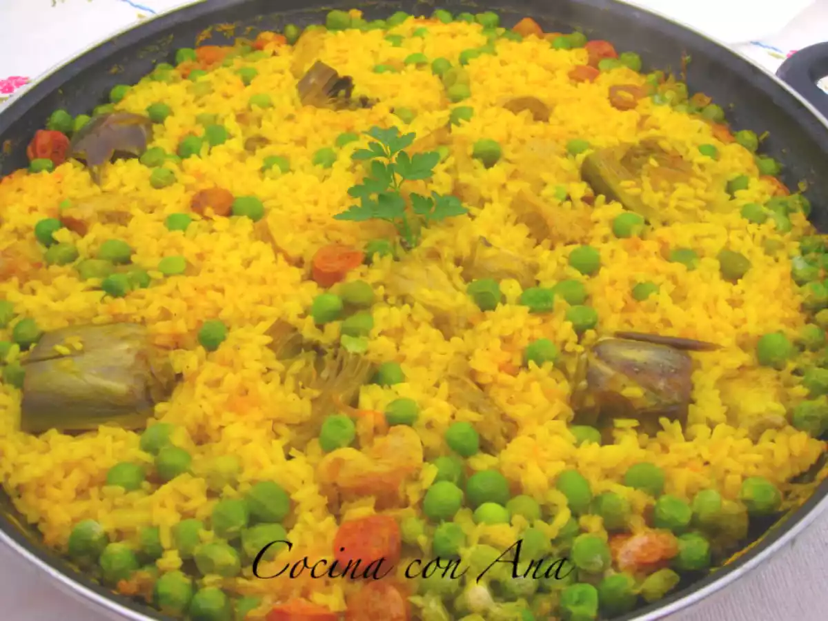 ARROZ CON PRÉSULES DE DALIAS
