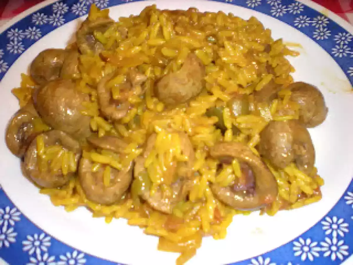Arroz con riñones de cordero