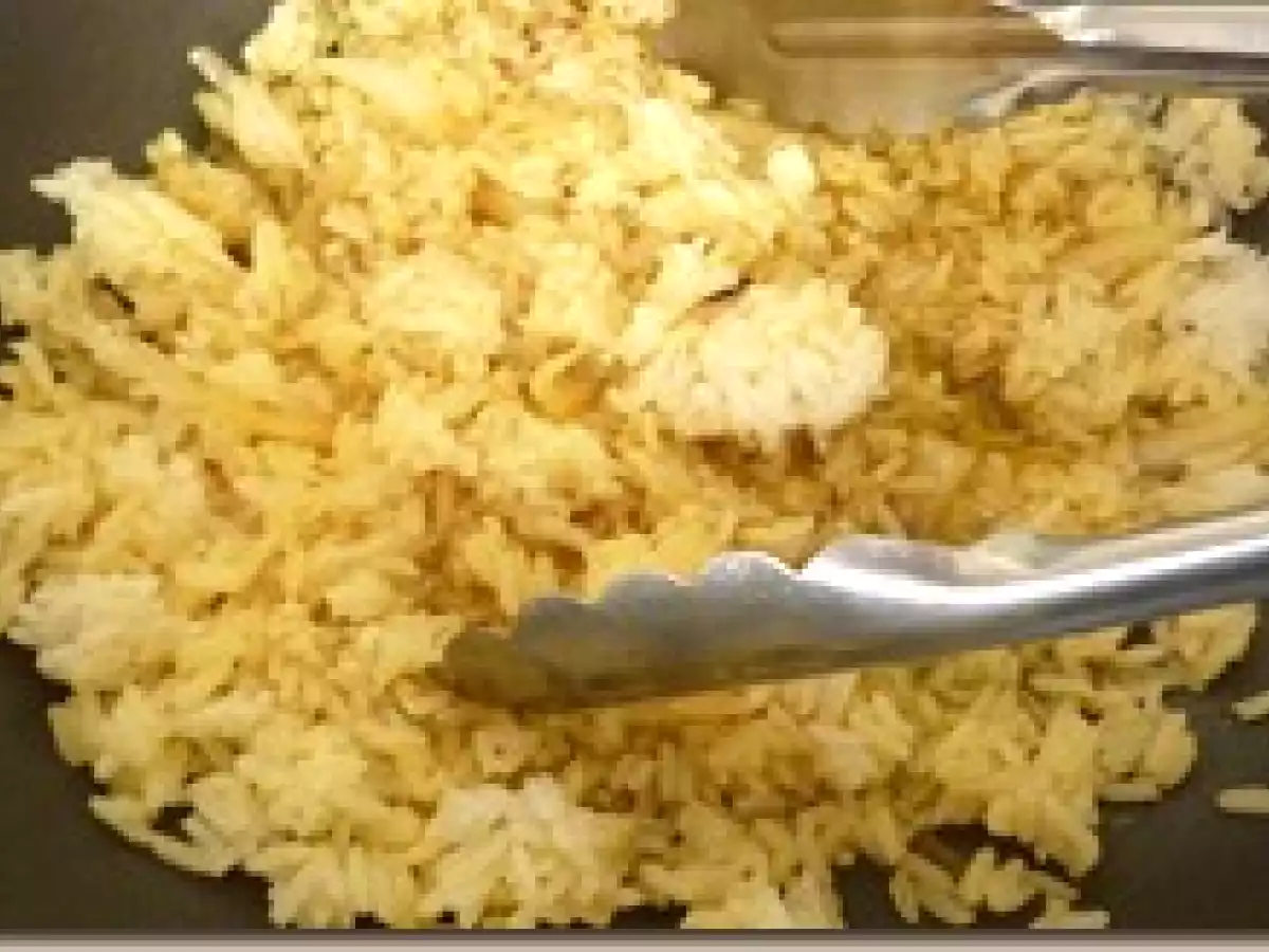 Arroz con salmón, papas y garbanzos - foto 3