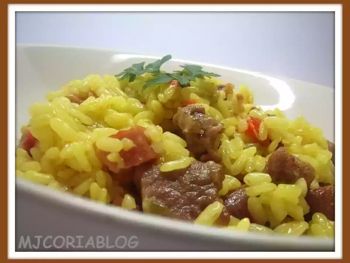 Arroz con tropezones