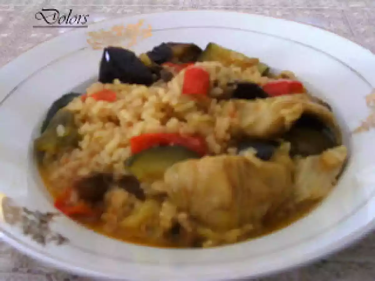 Arroz con verduras (olla a presión)