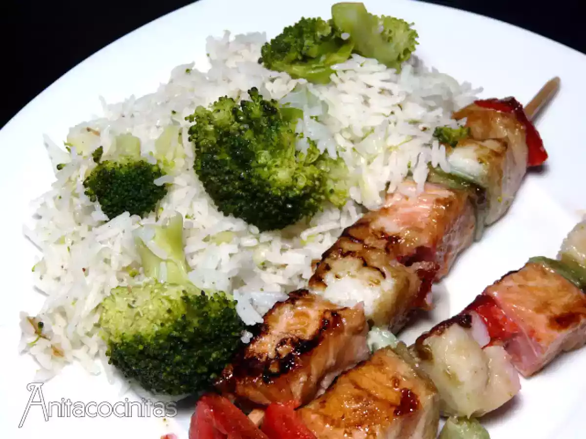 Arroz con verduritas... en mi olla arrocera!